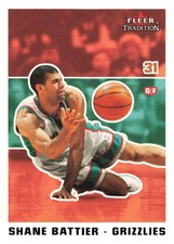 Shane Battier 2003-04 Fleer Tradition #82 Memphis Grizzlies Basketball