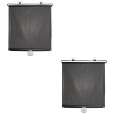 2 Sets Temporary Window Coverings Black Out Kitchen Privacy Blackout