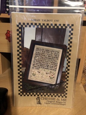Chessie & Me - Sarah Talbot 1787 - Kreuzstichkarte -