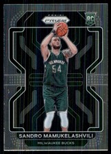 2021-22 Panini Prizm Sandro Mamukelashvili RC Milwaukee Bucks #293
