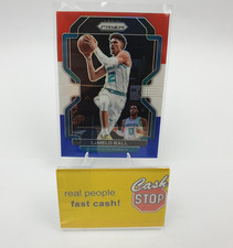 LaMelo Ball No 185 Charlotte Hornets 2021-22 Panini Prizm Basketball