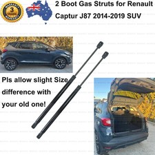2 Rear Tailgate Boot Trunk Gas Struts for Renault Captur MK1 2014-2019 J87 SUV 