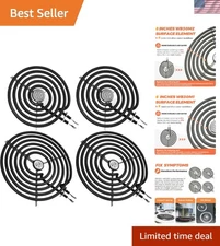 4 Pack Electric Stove Burner - Replacement for GE Hotpoint Kenmore,Electric R...