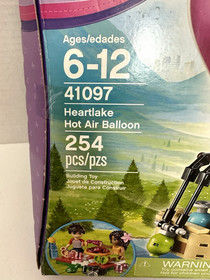 LEGO Friends 41097 Heartlake Hot Air Balloon w/ Andrea & Noah 100% Complete
