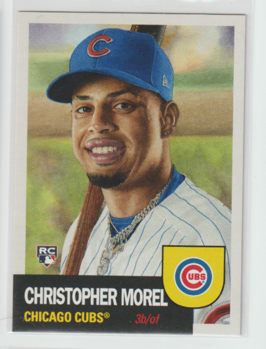 2023 TOPPS LIVING SET # 641 CHRISTOPHER MOREL Rookie Chicago Cubs 2187 Printed