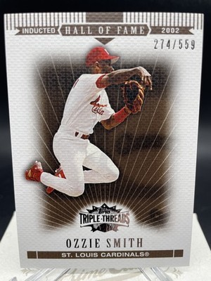 2007 Topps Triple Threads - Ozzie Smith #96 Sepia /559 - Cardinals