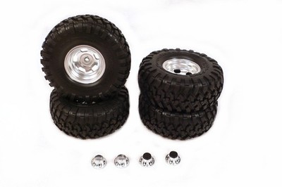 Traxxas TRX-4 Crawler Canyon Trail 2.2 Räder Satz Reifen Satin Felgen 8159 (4)