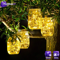 Solarlampen 30 Led Wetterfest HäNgend Lichterkette FüR AußEn Garten Patio Balkon