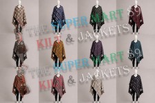 Women s Scottish Handmade Tartan Shawl Classic Plaid Acrylic Wool 250 color