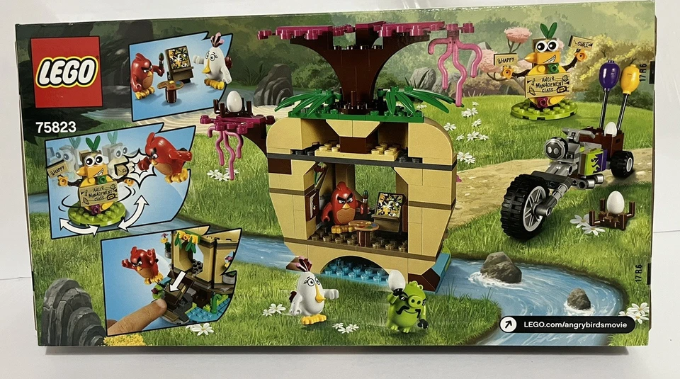 Lego Angry Birds 75823 Bird Island roubo de ovos NOVO EM FOLHA 277 peças kit de construção - Imagem 2 de 4