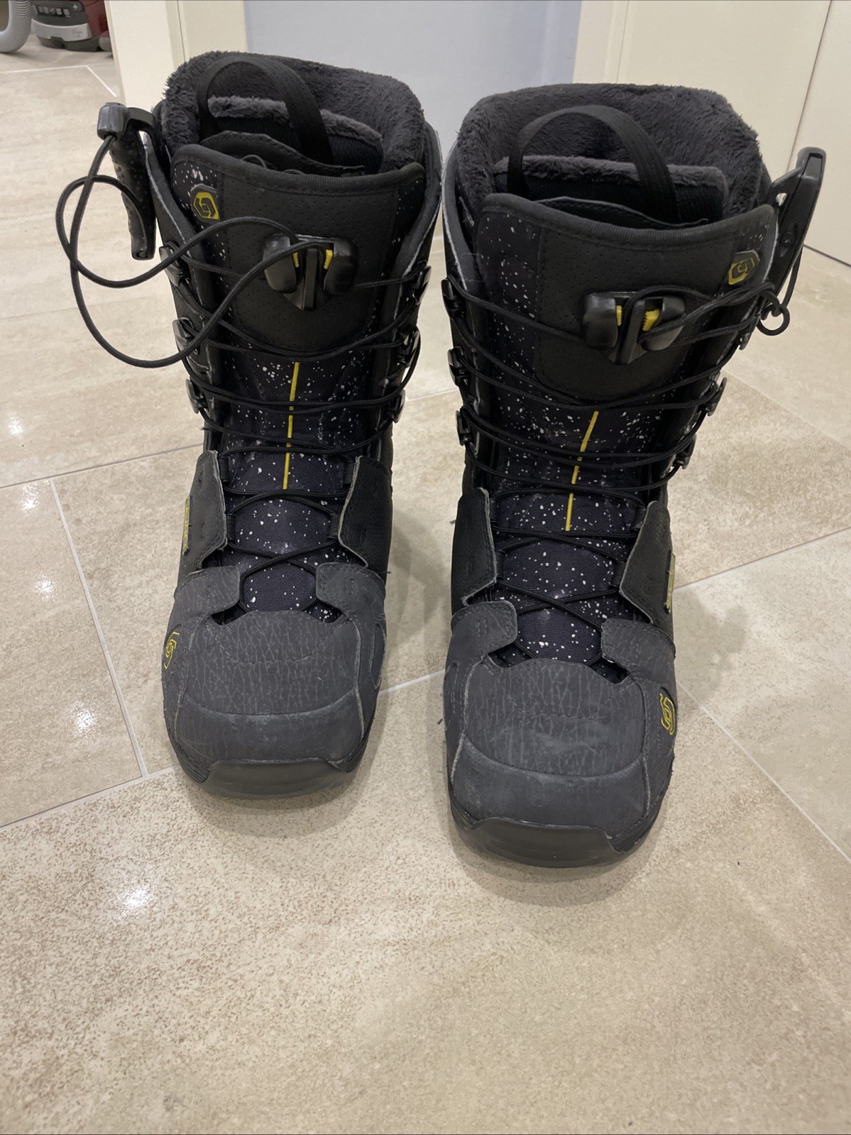 Snowboard Boots Salomon Savage 27.5 MP Größe 43 Schwarz Grau