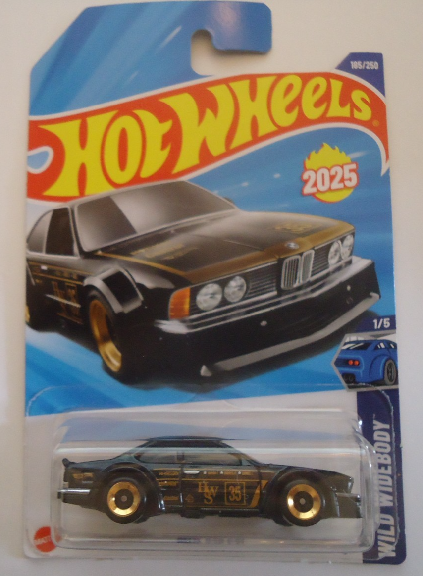 新品未開封 Hot Wheels ホットウィール BMW 635 CSI 25個 2025 HOT WHEELS MAINLINE SHORT CARD CASE H BMW 635 CSI WILD