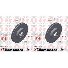 2x ZIMMERMANN FORMULA S BREMSSCHEIBEN 318mm 2-teilig VORNE passend für MERCEDES 