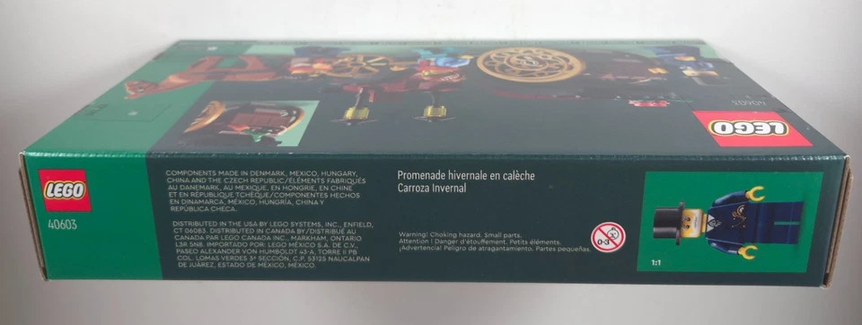 LEGO 40603 Paseo en Carruaje de Invierno Edición Limitada 2023 Navidad GWP - Retirado Foto 4 de 4