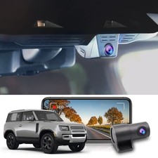 Fitcamx Front 4K Rear 1080P Dash Cam Adapts for Land Rover Defender 90 110 13...