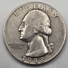 *SILVER* 1942  Washington Quarter - 90% Silver