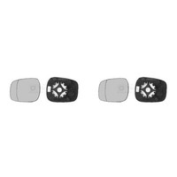 2X VAN Wezel Spiegelglas AsphÄRisch Unbeheizt Passend FüR Renault Kangoo