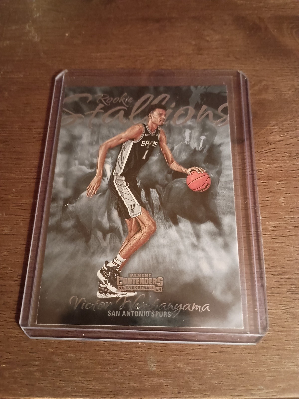 2023-24 Panini Contenders - Rookie Stallions Victor Wembanyama #21 (RC) Spurs