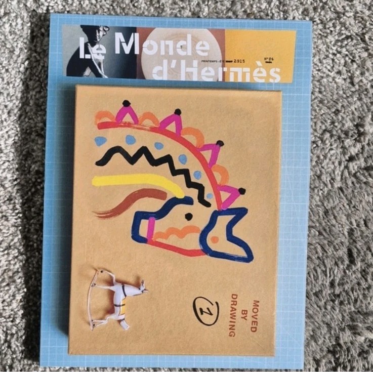 Hermès Le Monde d'Hermès Magazine-Spring/Summer 25, Catalog size, Multicolor.