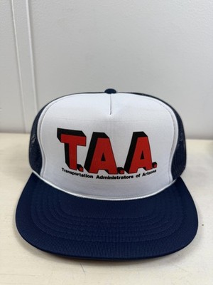 VINTAGE Transportation Administrators Arizona Hat Cap Snap Back Trucker Mens 80s