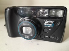 Excellent Vivitar Series 1 Power Zoom 480PZ Point  Shoot 35mm Camera Tested