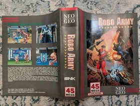 Robo Army Neo Geo AES - English Euro Complete - Non-Dog Tag