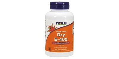 Vitamina E-400 secca, vegetariana - 100 capsule vegetali