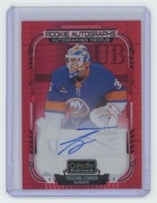 2025-26 Red Prism Rookie Auto Tristan Lennox Rookie Auto 45/50 New York