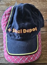 Vintage Mens Steel Depot Baseball Hat Cap We'll Help You Build It Better Red