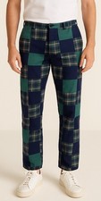 VTG India Madras Patchwork Men  s Pants 30x30 Woodhouse Lynch preppy Ivy League