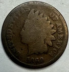 1869 Better Indian Head Cent Exact Coin Imaged #IND405