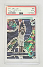 2021-22 Spectra Klay Thompson 13/99 Celestial #36 PSA 9 GS Warriors