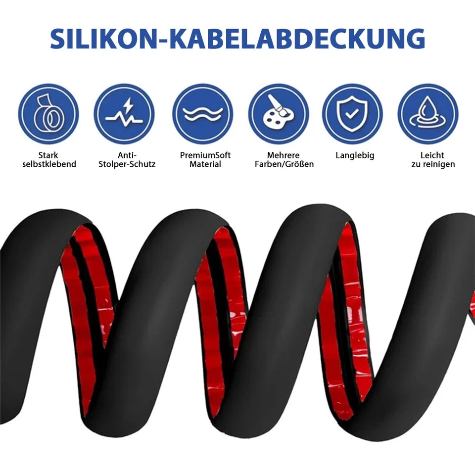 3 m Boden Kabelbrücke Fussboden Kabelkanal Boden Kabelabdeckung Bodenkabelschutz - Bild 3 von 4