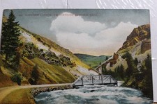Yellowstone National Park Gardiner Canyon Postcard Old Vintage Card View Post PC