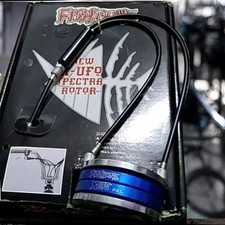 BMX GYRO ROTOR SYSTEM OLD SCHOOL FISHBONE X-UFO FREESTYLE 1-1/8" Set Blue New