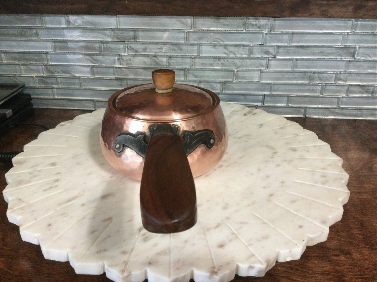 調理器具 STOCKLL NETSTAL SWISS MADE Vintage STOCKLI NETSTAL Swiss Made Hammered Copper Pot With Lid