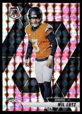 2025 Panini Mosaic Pink Prizm Wil Lutz #151 Denver Broncos