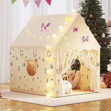 Kids Play Tent, Princess Tent Indoor Playhouse Set with Star Lights, Ball Lig...