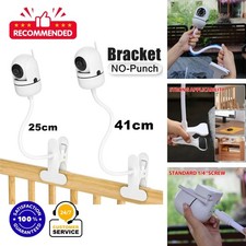 Flexible Camera Clamp Mount 1/4" Thread White Bracket 25cm 41cm