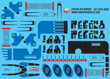 Centuri UFO Invader Decal Set
