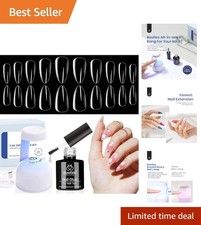 Beetles Gel Nail Kit: Complete 500-Piece Extension Set with UV Lamp