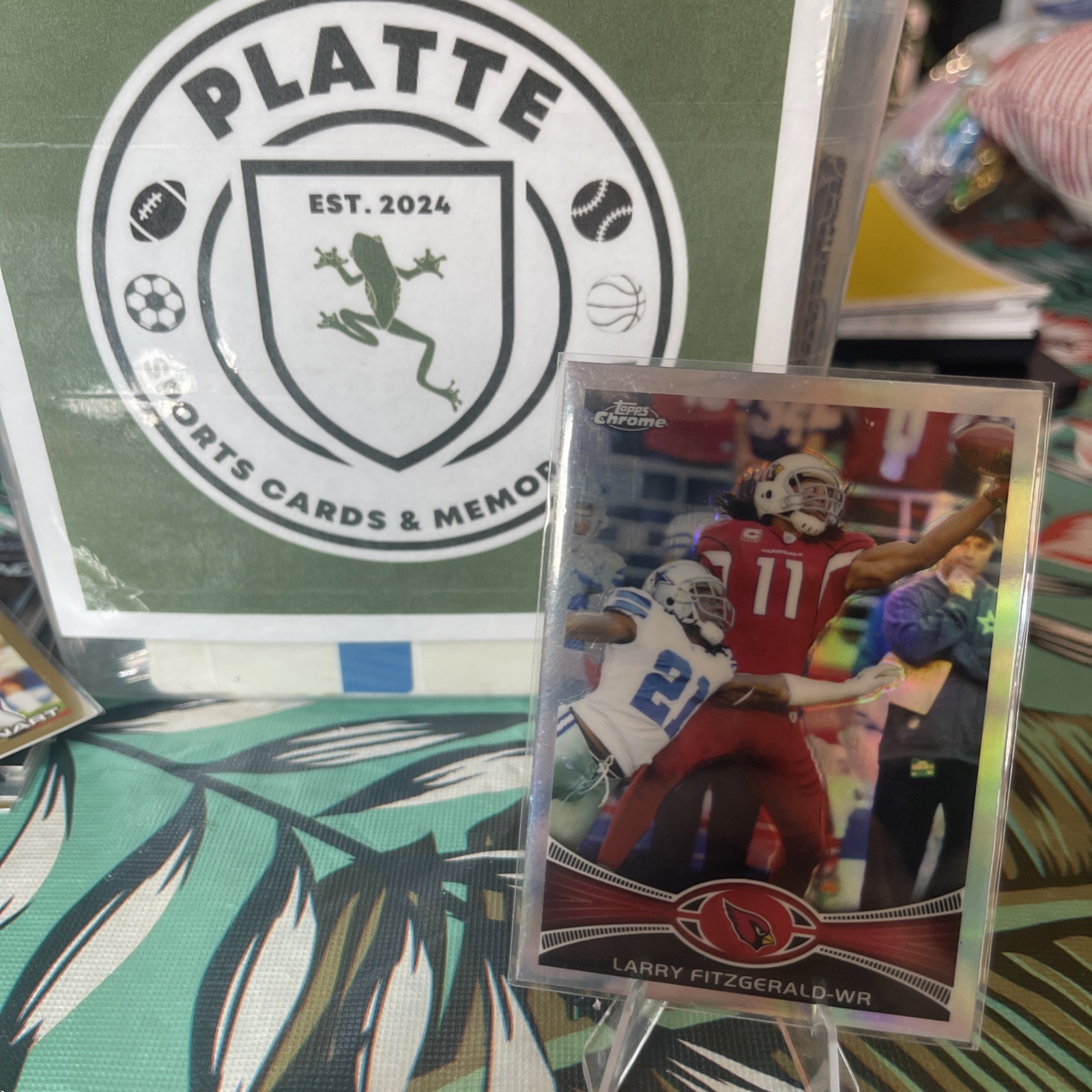 2012 Topps Chrome | Larry Fitzgerald #141 | Refractor | Arizona Cardinals