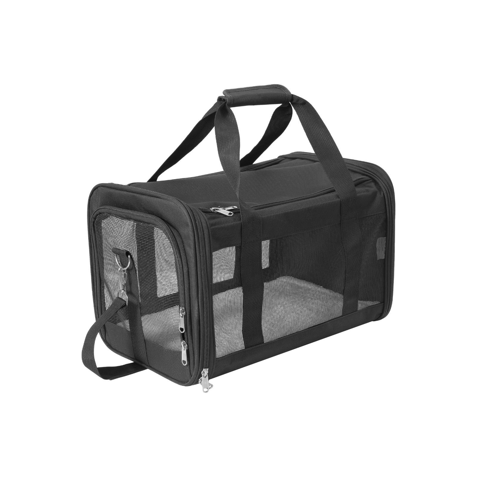 REQUISITE NEEDS Pet Carrier Bag in Black