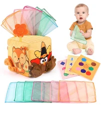 Thanksgiving Baby Toys 6-12 Months Montessori Toys Baby Tissue Box Toy