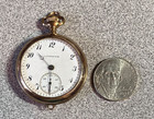 Vintage Elgin National Watch company small size pocket/wrist watch Runs! — photo 2