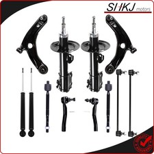 For 2007-12 Toyota Yaris Front & Rear Struts Shocks Control Arms Suspension Kit