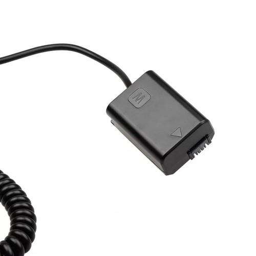 Decoded NP-FW50 Dummy Battery DC Coupler Cable for Sony NEX-7, DSC-RX10, A33 - Picture 8 of 9