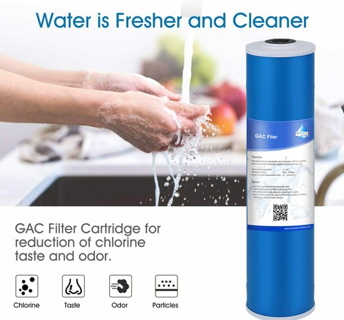 Filtro de agua GAC de 20"" x 4,5"" PP sedimento CTO carbono blcok para toda la casa - Imagen 4 de 49