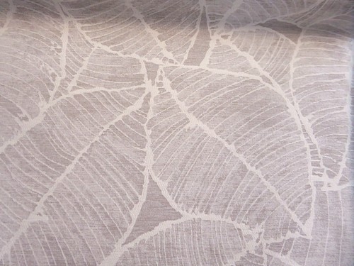 Fabricut Contract Pelion Natural Palm Leaf Chenille Fabric - Picture 5 of 10