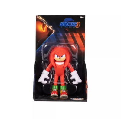 Sonic The Hedgehog 3 Movie Knuckles 2.5'' Action Figure with Articulation